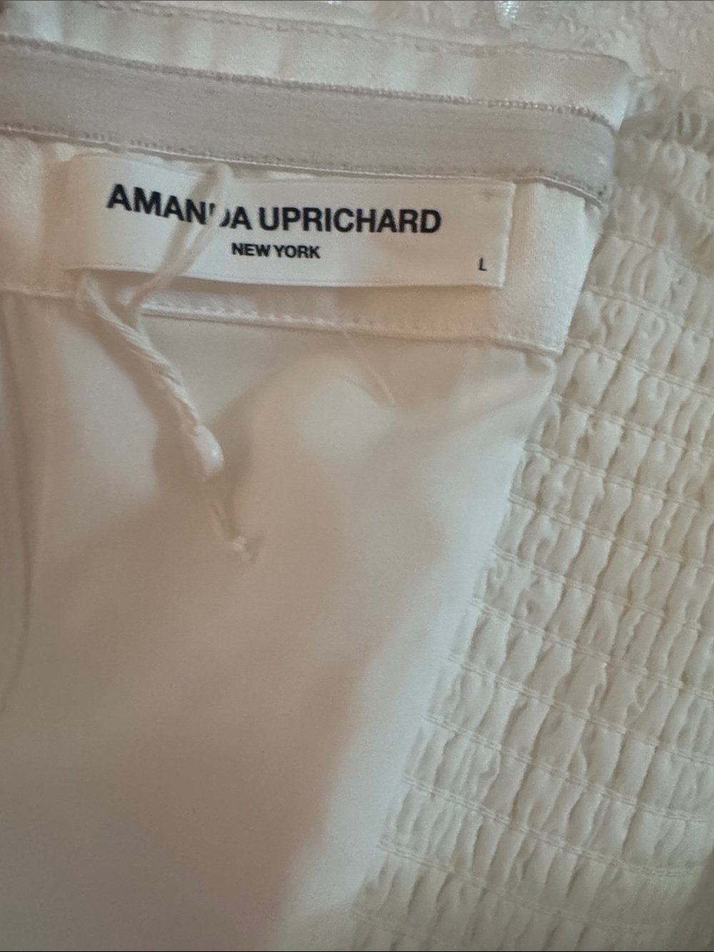 Amanda Uprichard White Strapless Mini Romper with Lace Trim - Picture 6 of 10